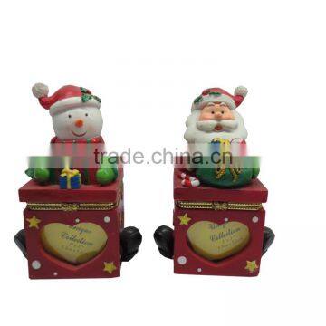 2014 New Handmade Resin Christmas Snowmen for Sale photo-3
