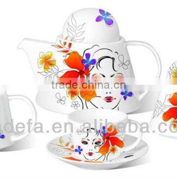 porcelain /ceramic tea set coffee set 15pcs 17pcs 17pcs