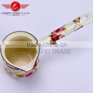 Factory Promotional Custom Shape New Design White Enamel Tea and Coffee Pot photo-4