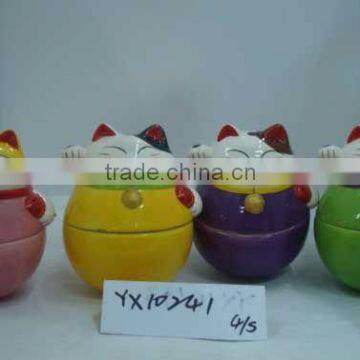 ceramic bobble lucky cat 2480