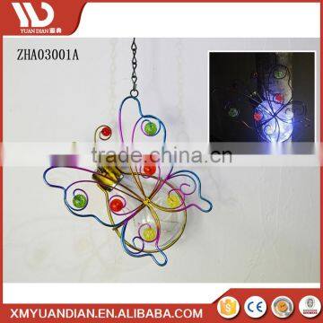 Resin Crafts Hanging Ornament Lantern Decoration Butterfly Ladybug Color Changing Led Handpainted Polyresin Hang Solar Light 20 photo-2