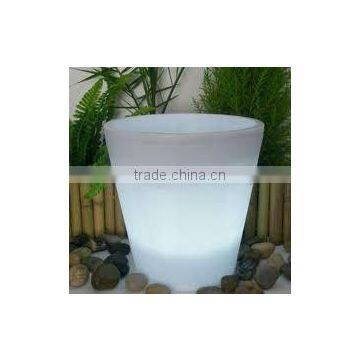 Cylinder decor cement outdoor pot