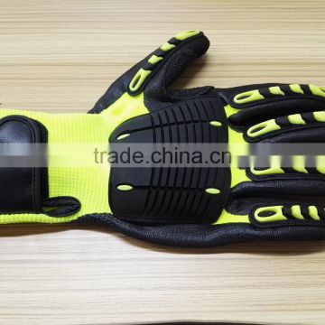 TPR gloves, nitrile Sandy Finish gloves,Impact Resistant TPR Glove