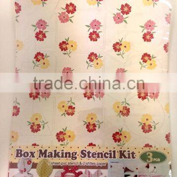 DIY Box Making Stencil Kit, Gift Box Stencil Kit, Paper Box maker