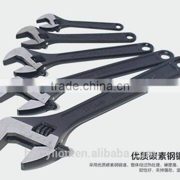 Berrylion 15"/375mm Adjustable Wrench Black Polished Adjustable Wrench photo-2