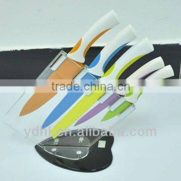 Stainless Steel Non-stick Coating Color Knife Set photo-3