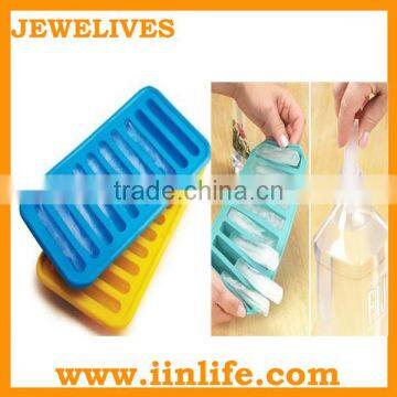 Silicone ice bottle stick, stick ice cube tray