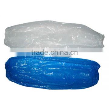 PE sleeve cover blue color machine made men made LDPE HDPE clear blue and white color