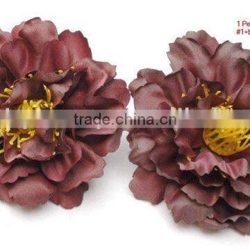 Flower head Peony 10.5 cm (4 inch) autum and winter colors