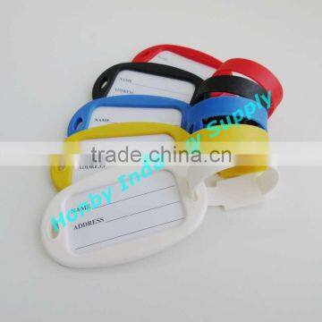 New Item Colored Plastic Travel Luggage Tags for Recognizable
