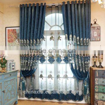 TOP ONE Curtain Factory More Than 20 YEARS First -class Quality Creative Designs Jacquard Sheer Blackout Embroidery Curtain photo-4