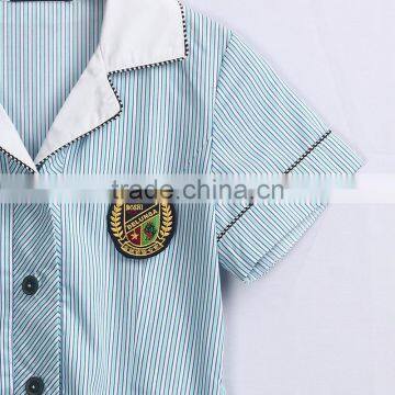 2017 New Design Primary Summer Dress School Uniform