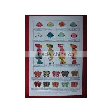 Customized Multicolor Crochet Animal Applique for Kids Garment photo-2