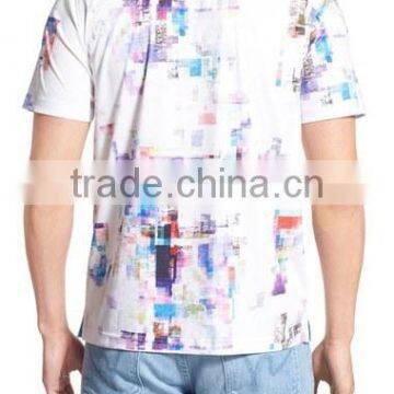 Custom Made Men Polo Shirt With Multi-color Print Promotional T Shirts With Rib Collars Logo Brand Embroidery Design photo-2