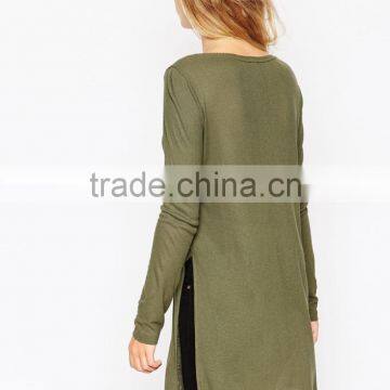 MGOO New Arrival Stock OEM Women Winter Wear Stock Women Winter Wear Stock Cardigan Women Sweater Jr8561 photo-2
