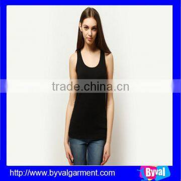 OEM Factory Slim Fit Apparel Price Women Summer Sleeveless Dry Fit Plain Dyed Shirts Made in China photo-5