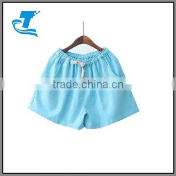 2016 hottest Women's summer beach shorts with elastic belt