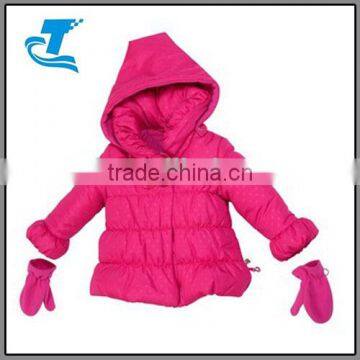 Girl's Lovely Design Padding Hoody Jacket