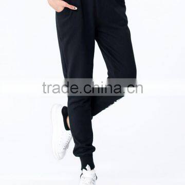 Top Quality Hot Sale Fashion Cheap Black Slim Fit Sweatpants photo-2