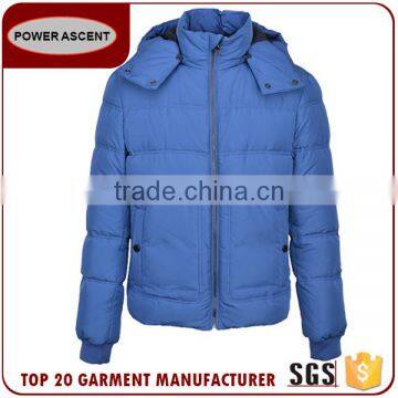 Custom Detachable Hood Down Jackets for Winter Men