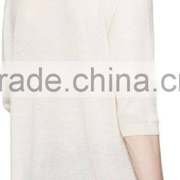 Fashionable New Design Half Sleeve Mens Long Cashmere Solid Color Sweaters photo-3