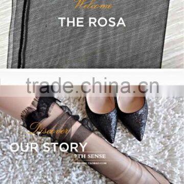 WS-14 Glitter Mesh Socks Women Fashion Silk Female Meias Shiny Harajuku Soft Ladies Socks photo-3