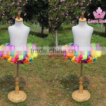 Fashion Baby Girls Ball Gown Mini Skirt Colorful Mesh Splice Tutu Skirt photo-4