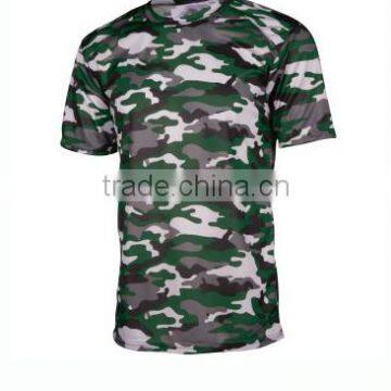 Yarn Dyed Comouflage Tshirt With Quick Dry and Breathable Fabric photo-5