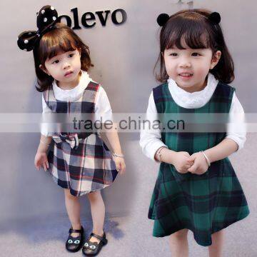S60737B Girls Clothing Sets Long Sleeved Kids Casual 2Pcs photo-2