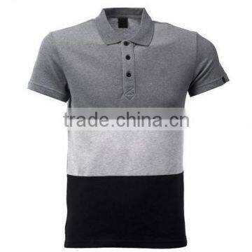 2017 Top Quality OEM Fashion Cheap Price Free Size 100% Organic Cotton Striped Mens Polo T-shirt