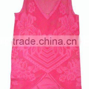 red hot seamless lady vest tank top