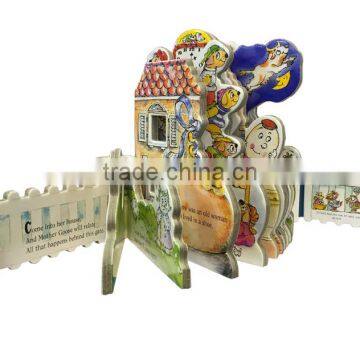 Mini-house Book Children Board Book Grey Board Die Cutting Book photo-2