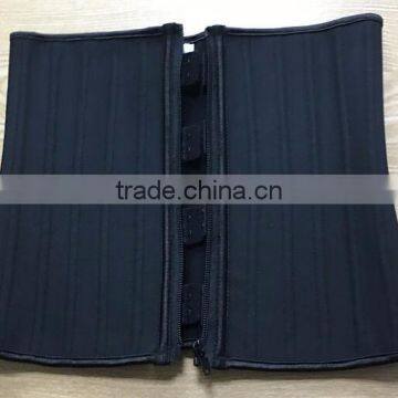 2017 New Style Black XS-3XL 6 Rows of Hooks 4 Steel Bones Body Shaper Women Work Out Spandex Waist Trainer Belt Waist Trainer photo-2