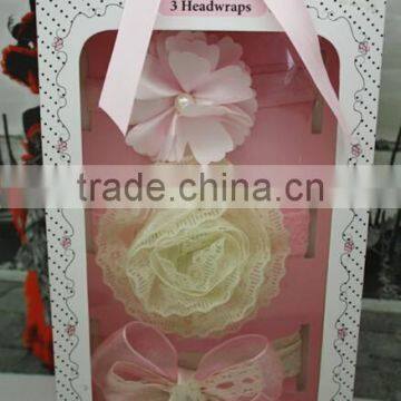 3pcs girl headband gift set