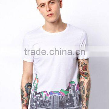 50% Cotton 50% Polyester City Print Tee Shirt