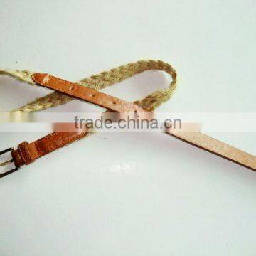 Fashion Jute belt for ladies