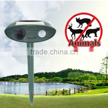 Brand New ltrasonic Solar Power Eco-friendly Outdoor Garden Ultrasonic Repeller Motion Pest Animal Mice Rat Mouse Fo Control