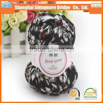 China Fancy Yarn Supplier Top Sales High Quality 100 Polyester 0.3Nm Printed Colored t Shirt Yarn With 100g Balls photo-6