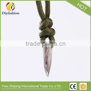 New Hot Simple Retro Bullet Shape Rope Necklace and Bracelet photo-2