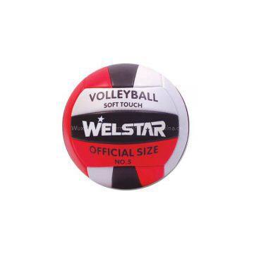 Machine Sewn PU PVC Rubber Volleyballs photo-2