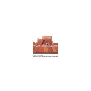 CC 474-rust  Cushion cover , filler and quilt