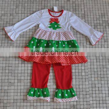 2pcs Frock Latest Design Christmas Holiday Kids Clothes