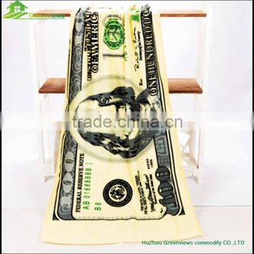 Sanitary Printed Fashion Microfiber Beach Towel 70*140cm, beach towel for high standard hotel,GVBT81224