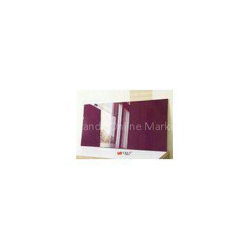 Environmental Health Purple UV Coated MDF Board For Shop Display Cabinet