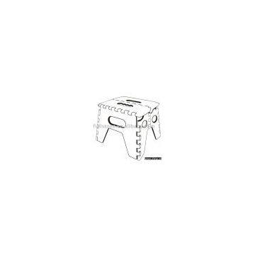 Folding step stool