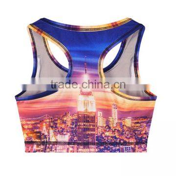 Women Padded Sports Yoga Racerback Athletic Gym Vest Bra Fitness Shorts Set photo-5