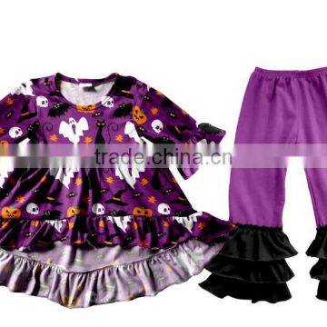 New Design Kids Halloween Clothing Children Boutique Set Halloween Boutique Winter Outfits photo-4