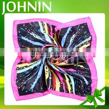 Customized Sublimation Printing Design Logo Square Satin Bandana