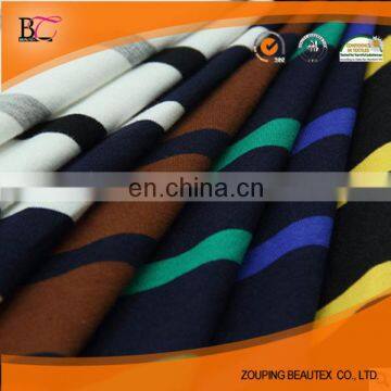 Factory direct sale upscale stripe knit fabric
