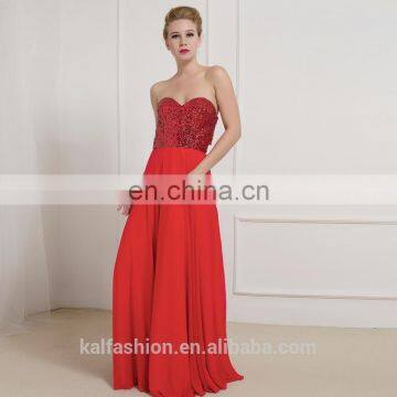 EB2417 Sweetheart Sequin Empire line long lengh train chiffon Sexy prom dress